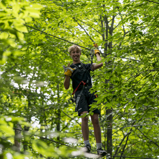 Sommet Morin Heights Acro Nature Parcours Arbre En Arbre Enfant