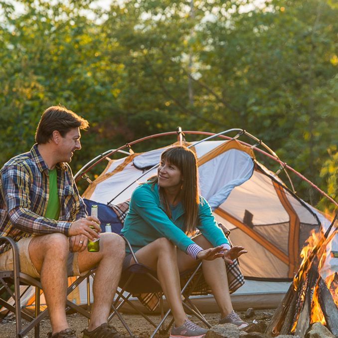 Sommets Camping Cabines Morin Heights Tente Feu Tent Firecamp