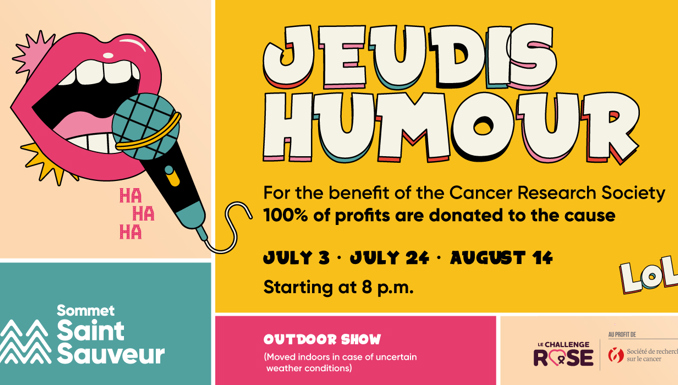 Jeudis humour - to benefit the CRS