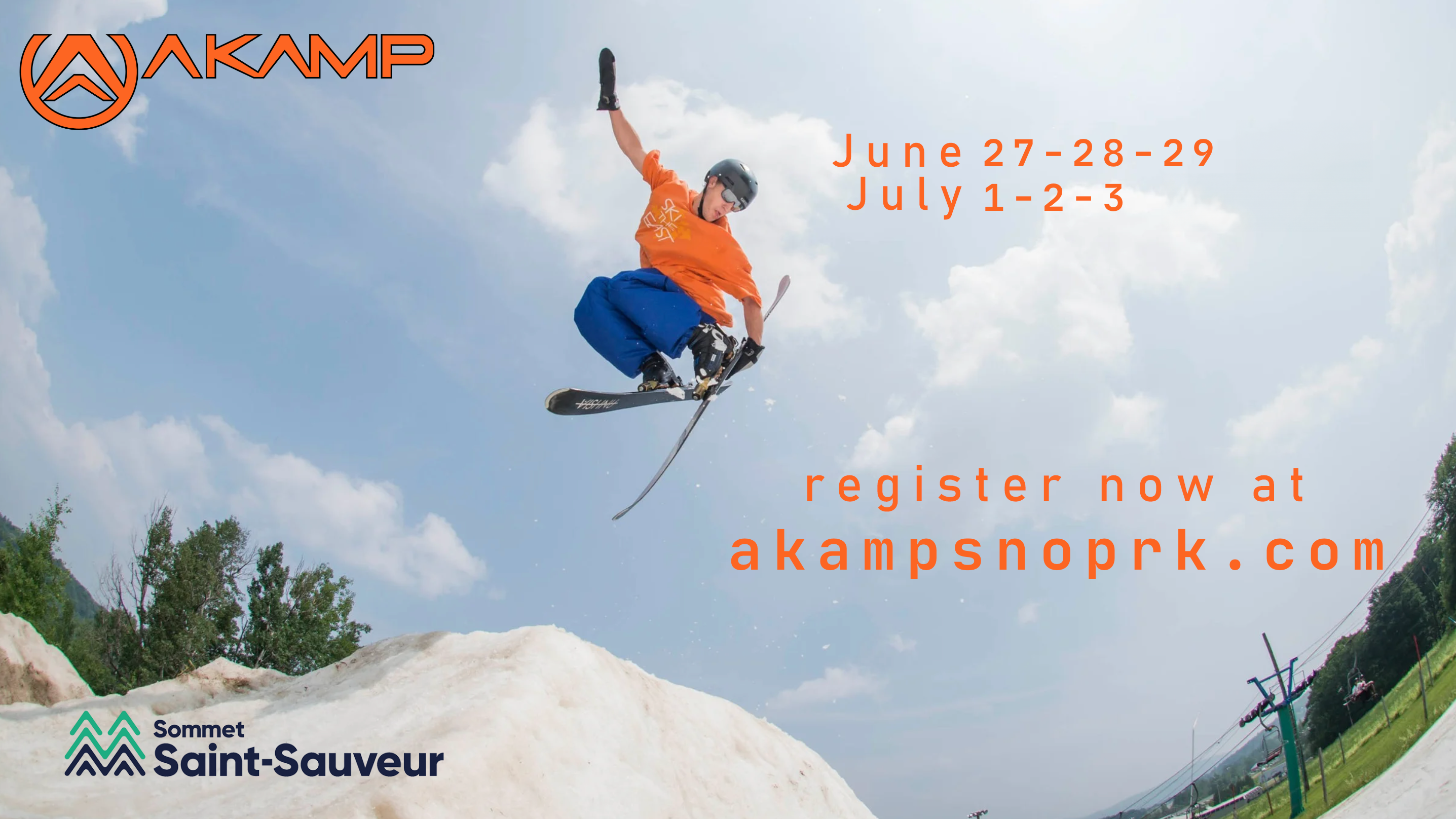 AKAMP - Summer snowboard/freeskiing park 