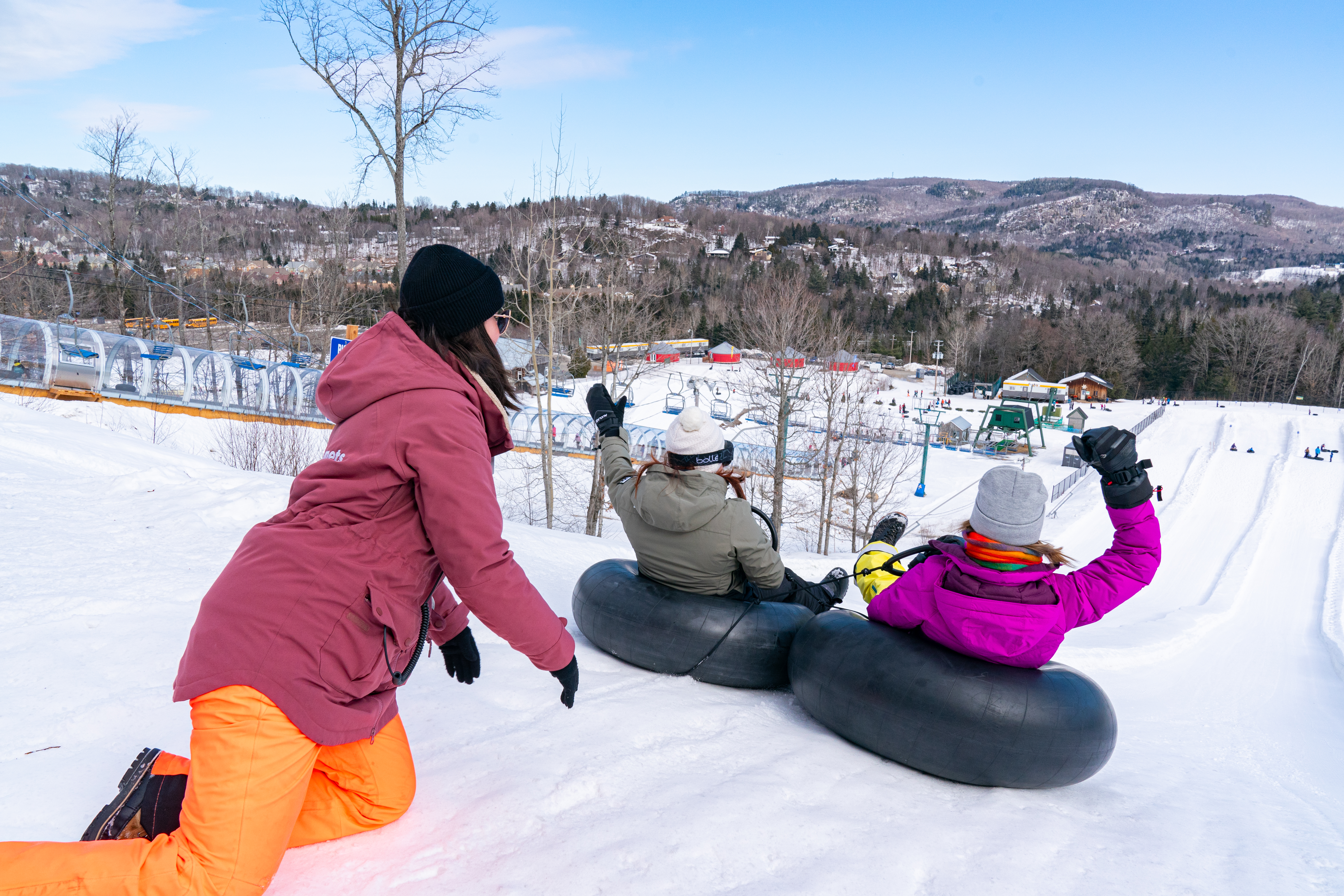 Versant Avila Glissade Sur Tube Adulte Groupe