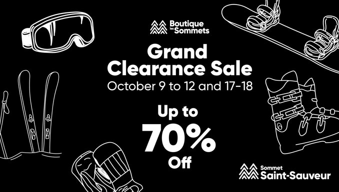 Big clearance sale