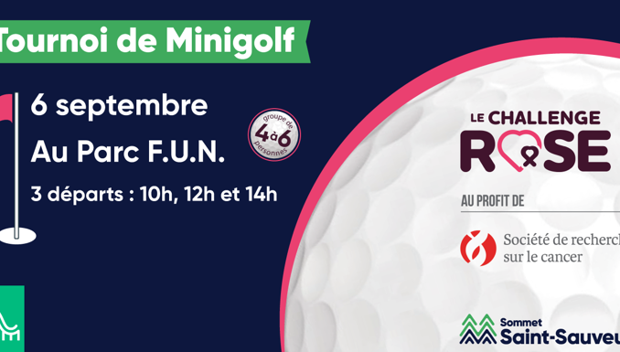 Tournoi de Minigolf au profit de la SRC