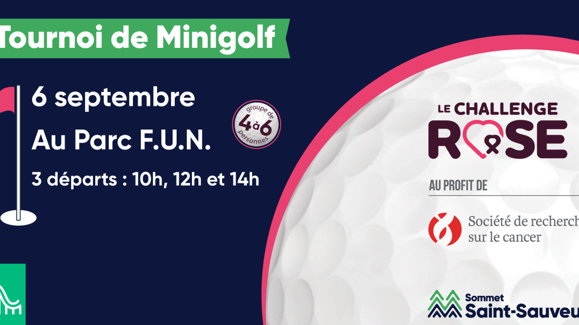 Tournoi de Minigolf au profit de la SRC