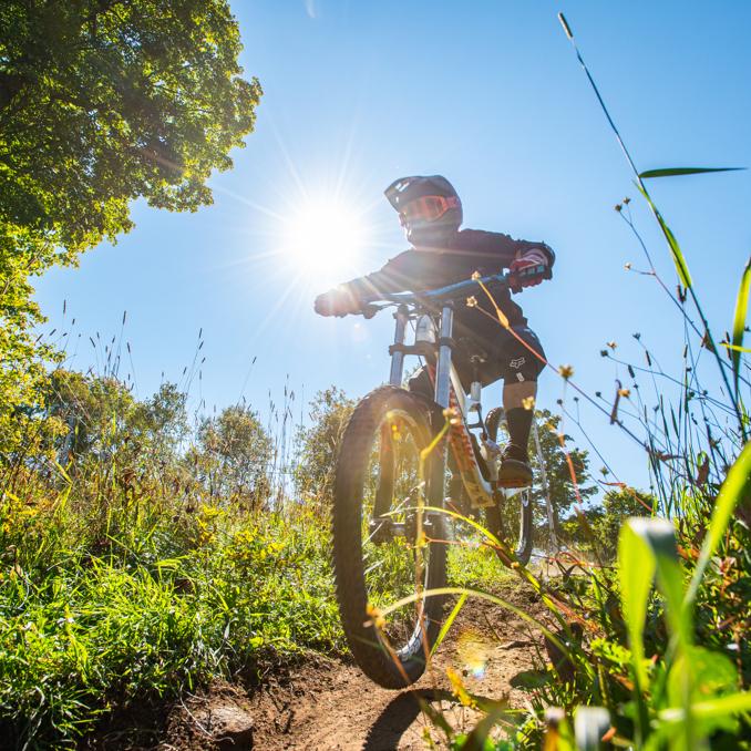 Sommet Saint Sauveur Versant Avila Bike Parc Trail Sortie Soleil