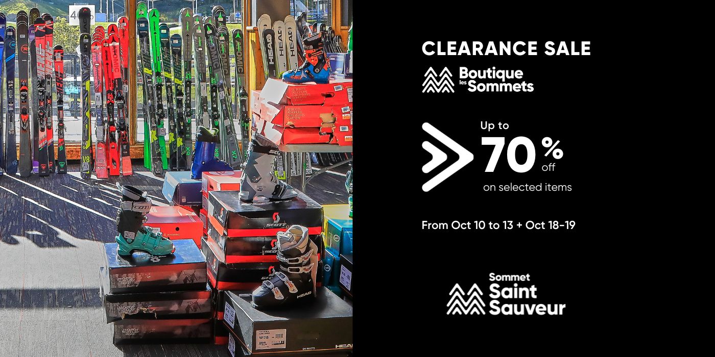 Big clearance sale