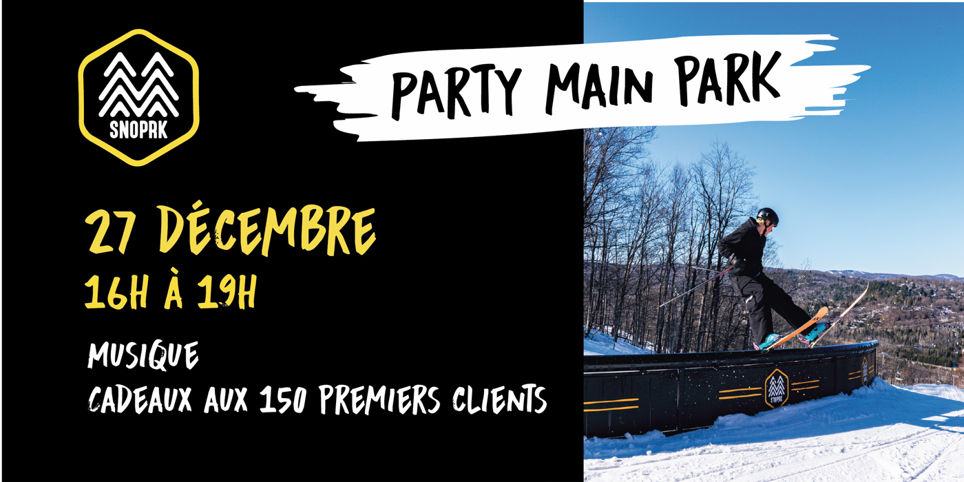 Versant Avila Evenement Event Snoprk Party Main Park 25 26 FR