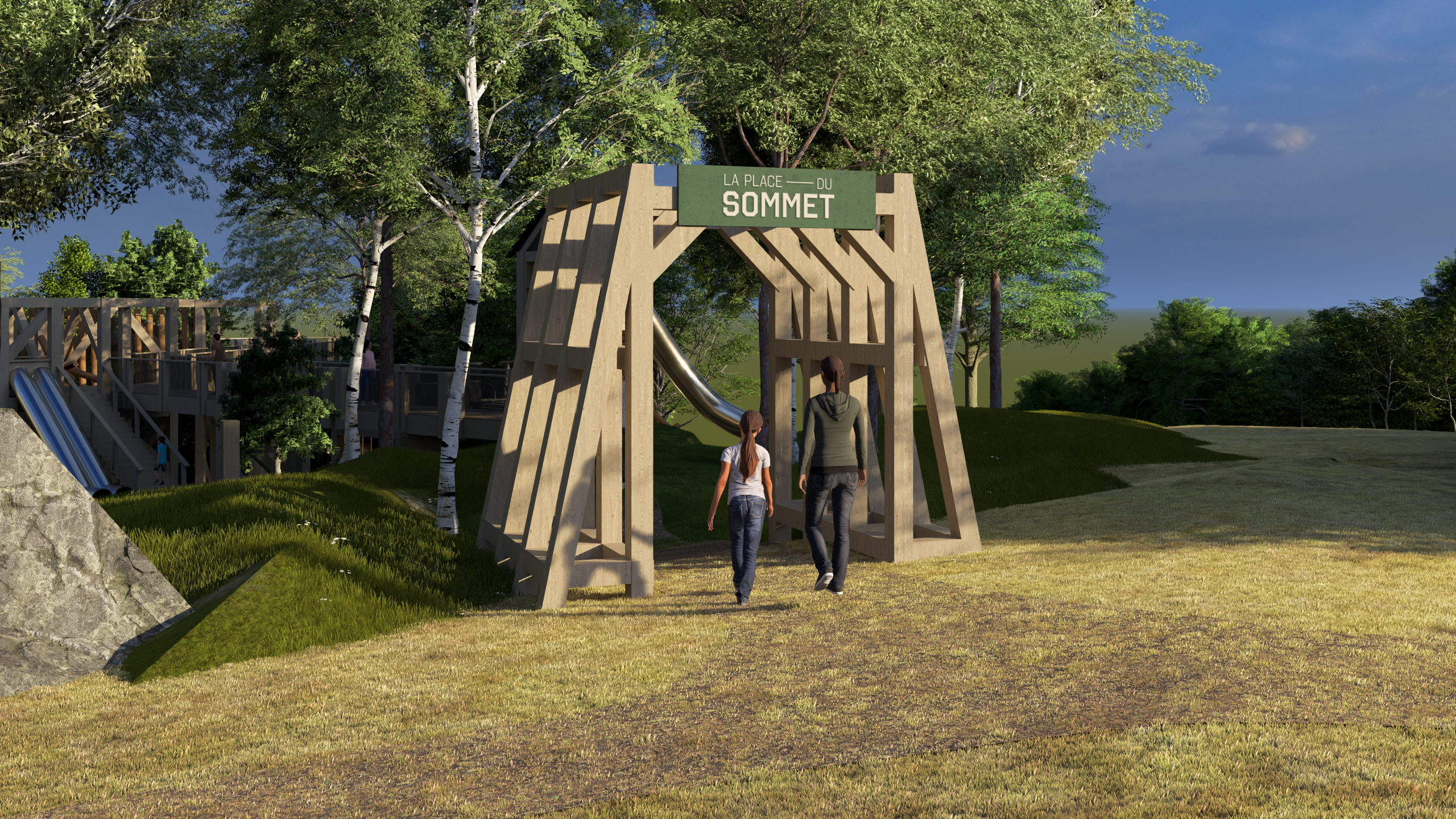 Les Sommets La Place Du Sommet Haut De La Montagne 5