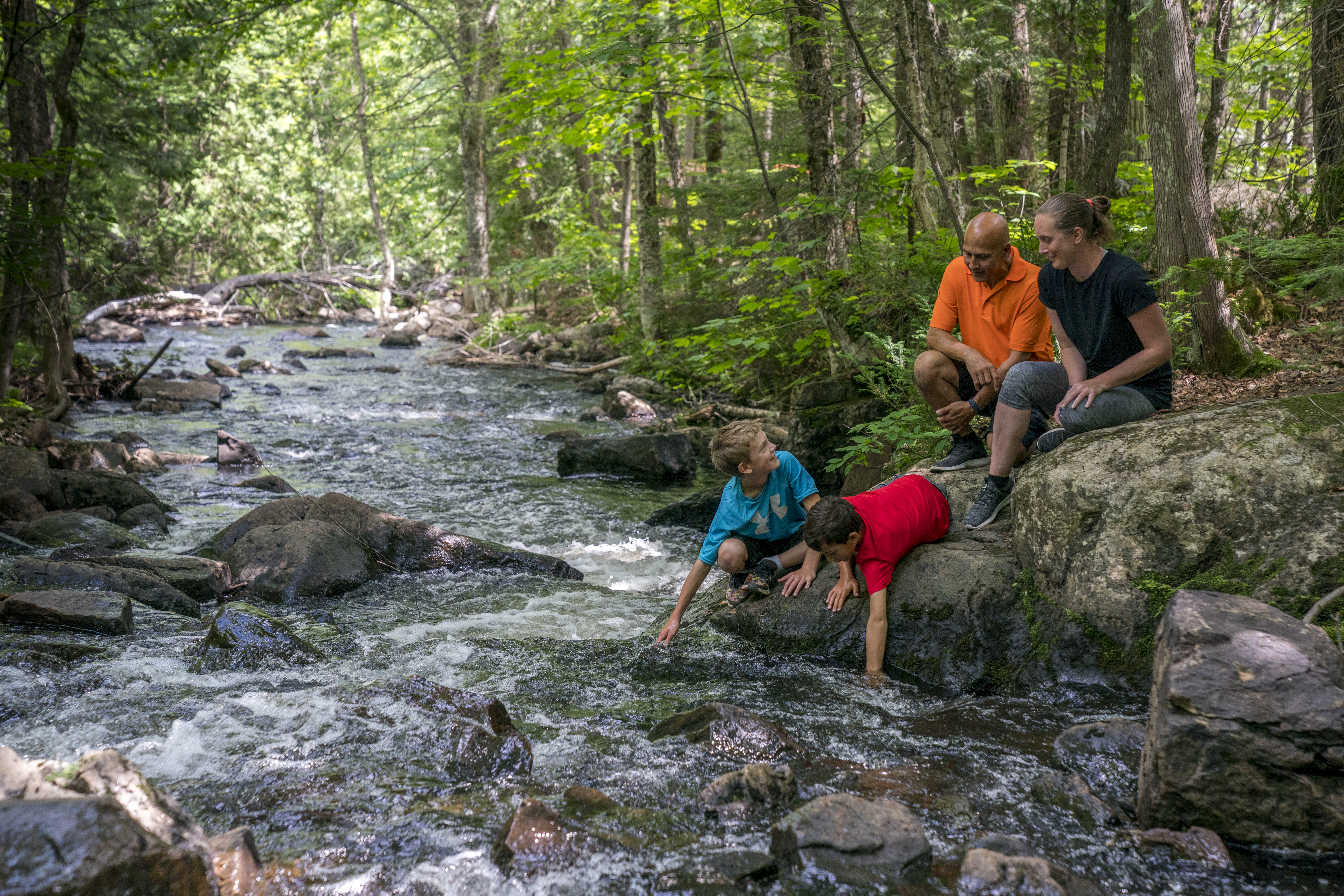 Sommet Morin Heights Camping Cabine Nature Randonnee Famille