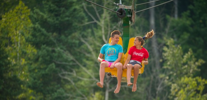 Sommet Saint Sauveur Parc Fun Dragon Enfant Tyrolienne Plaisir