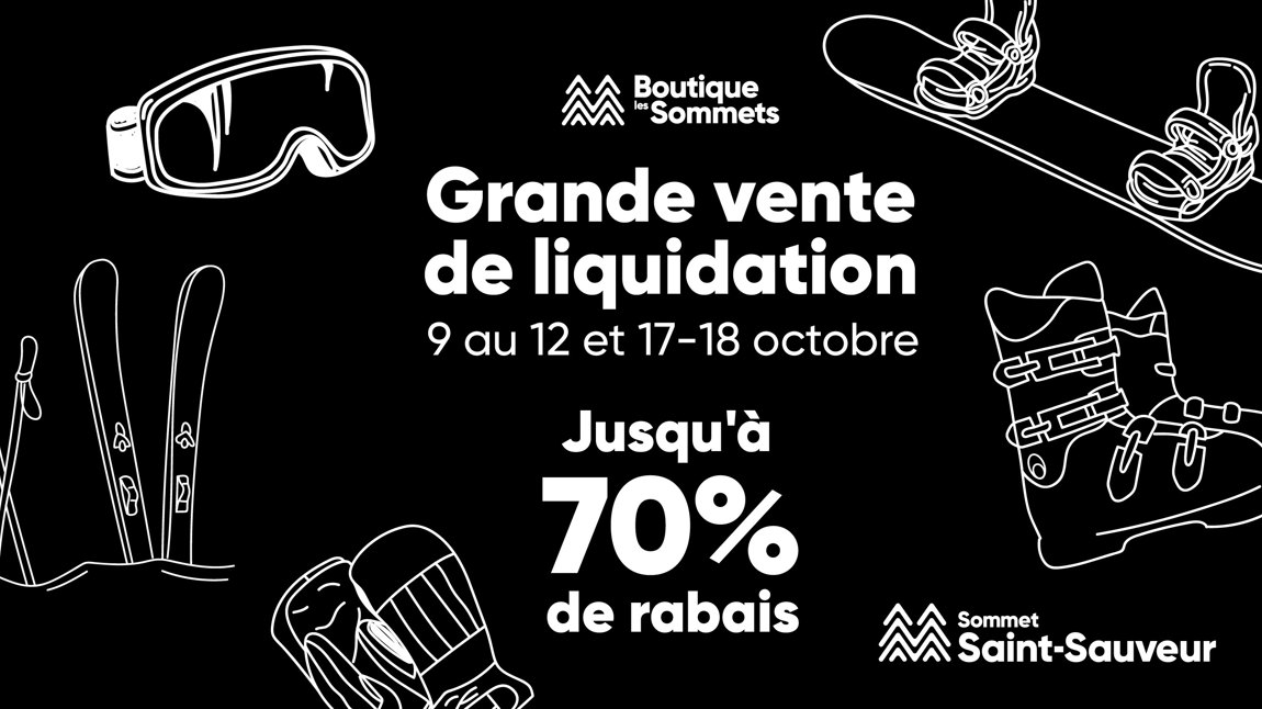 Grande vente de liquidation 