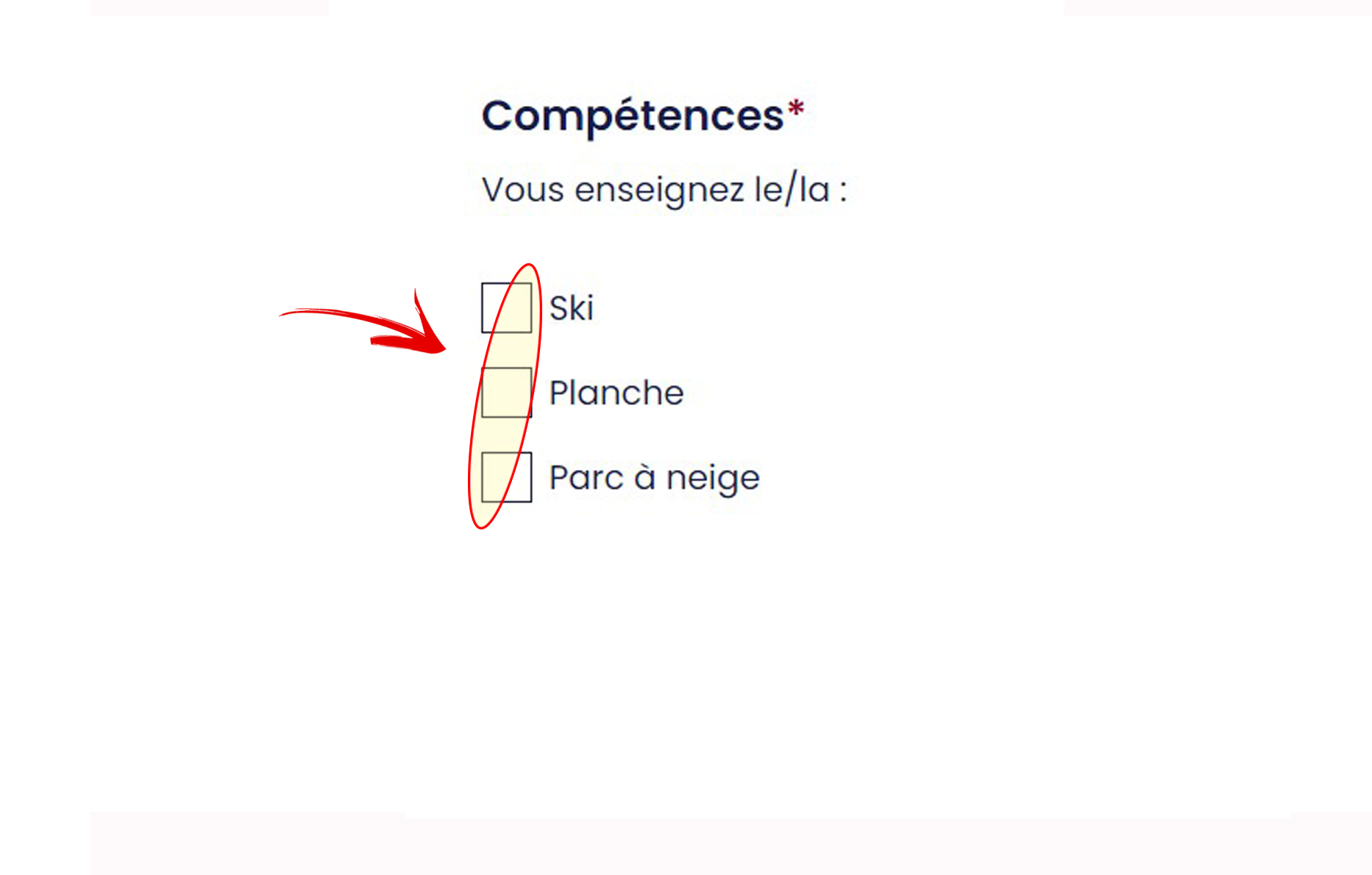 5 Ski, Planche, Parc