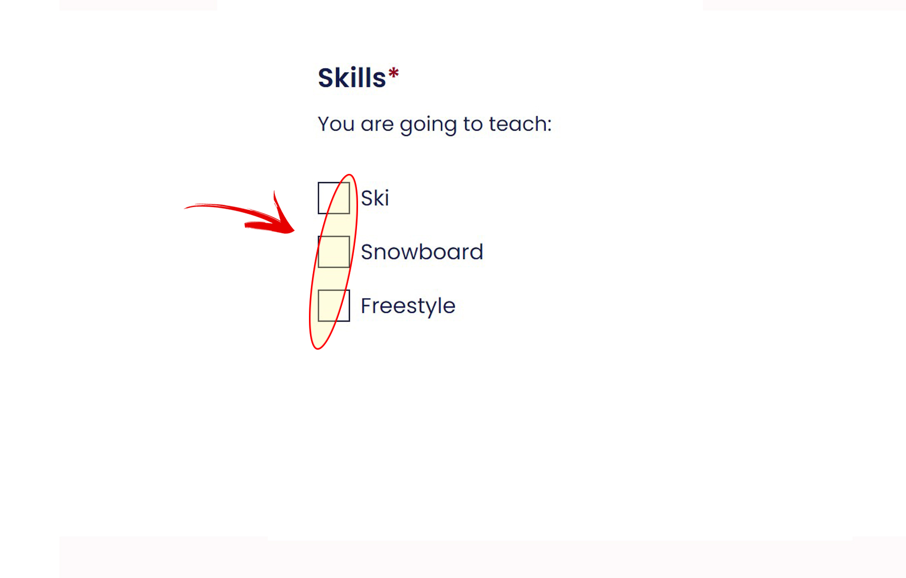 5 Ski, Planche, Parc EN