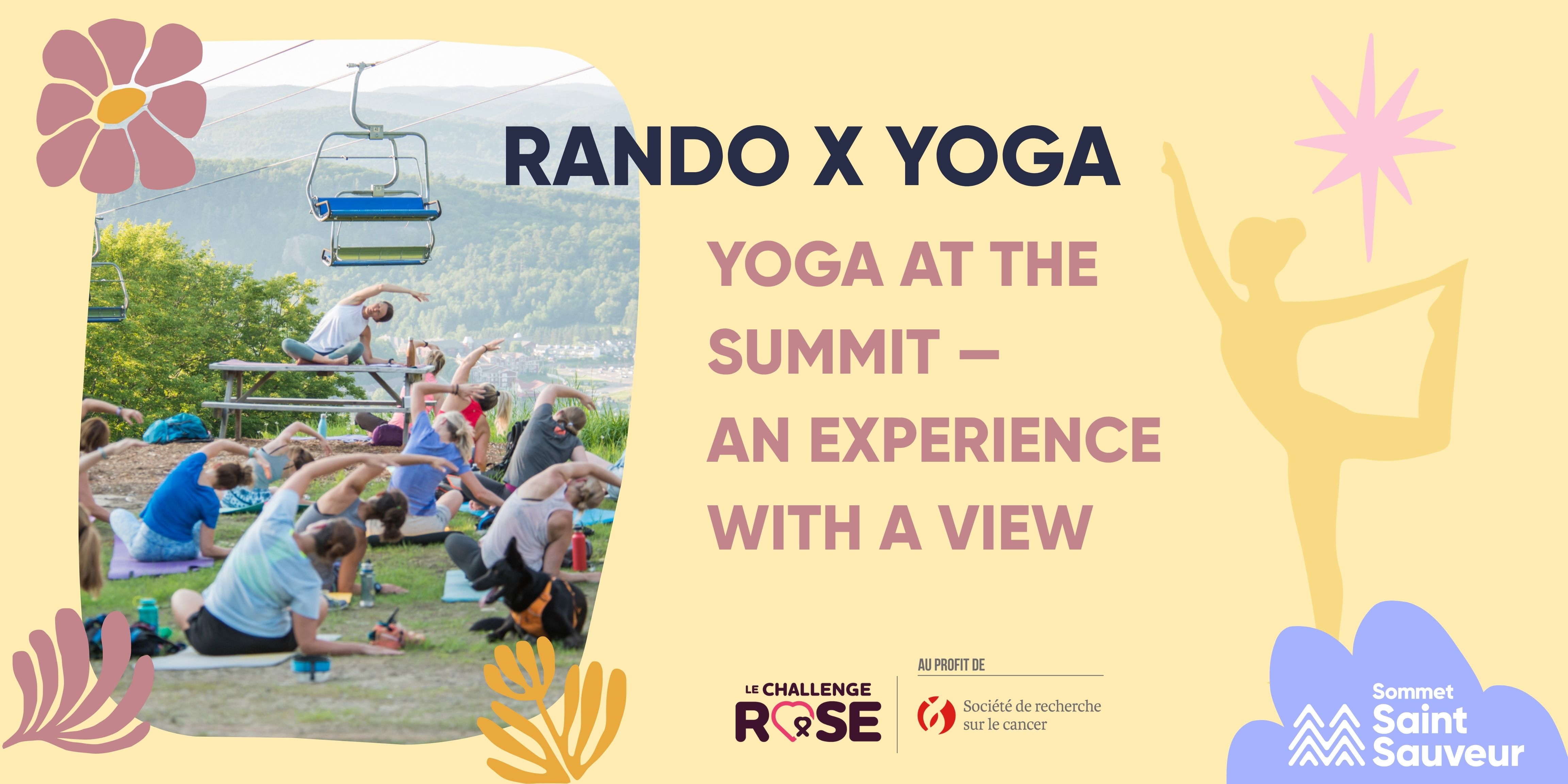 Rando x Yoga with Esprit Alpin - To benefit the CRS