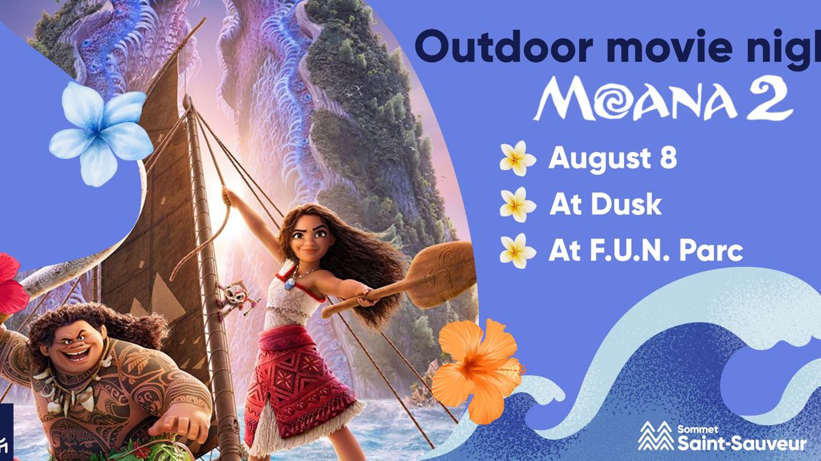 Outdoor movie night