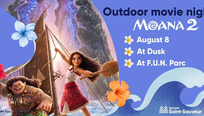 Outdoor movie night