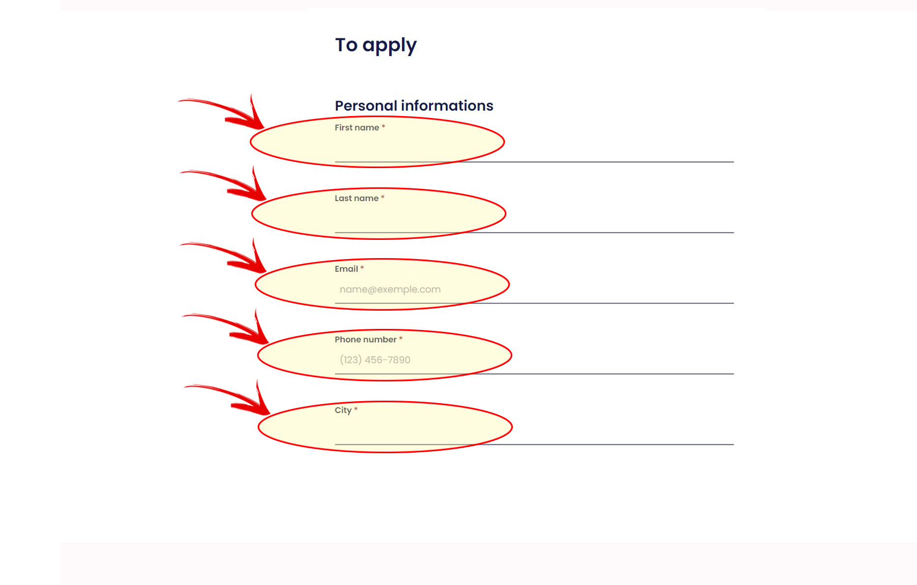 1 Pour Appliquer Renseignements Personnels EN