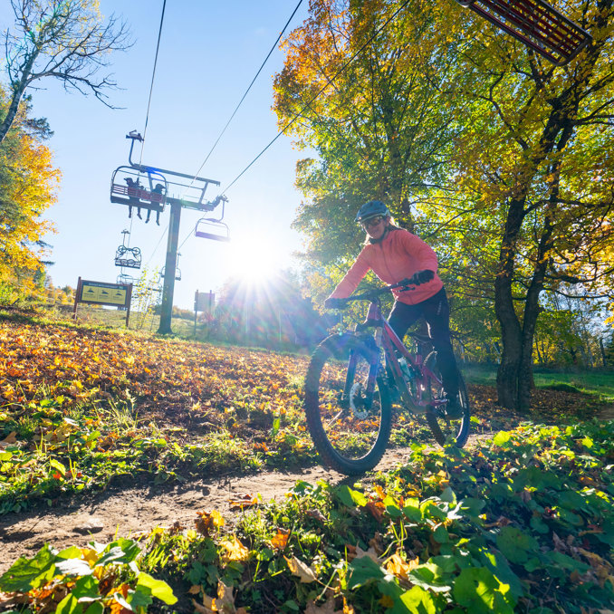 Sommet Saint Sauveur Velo Automne