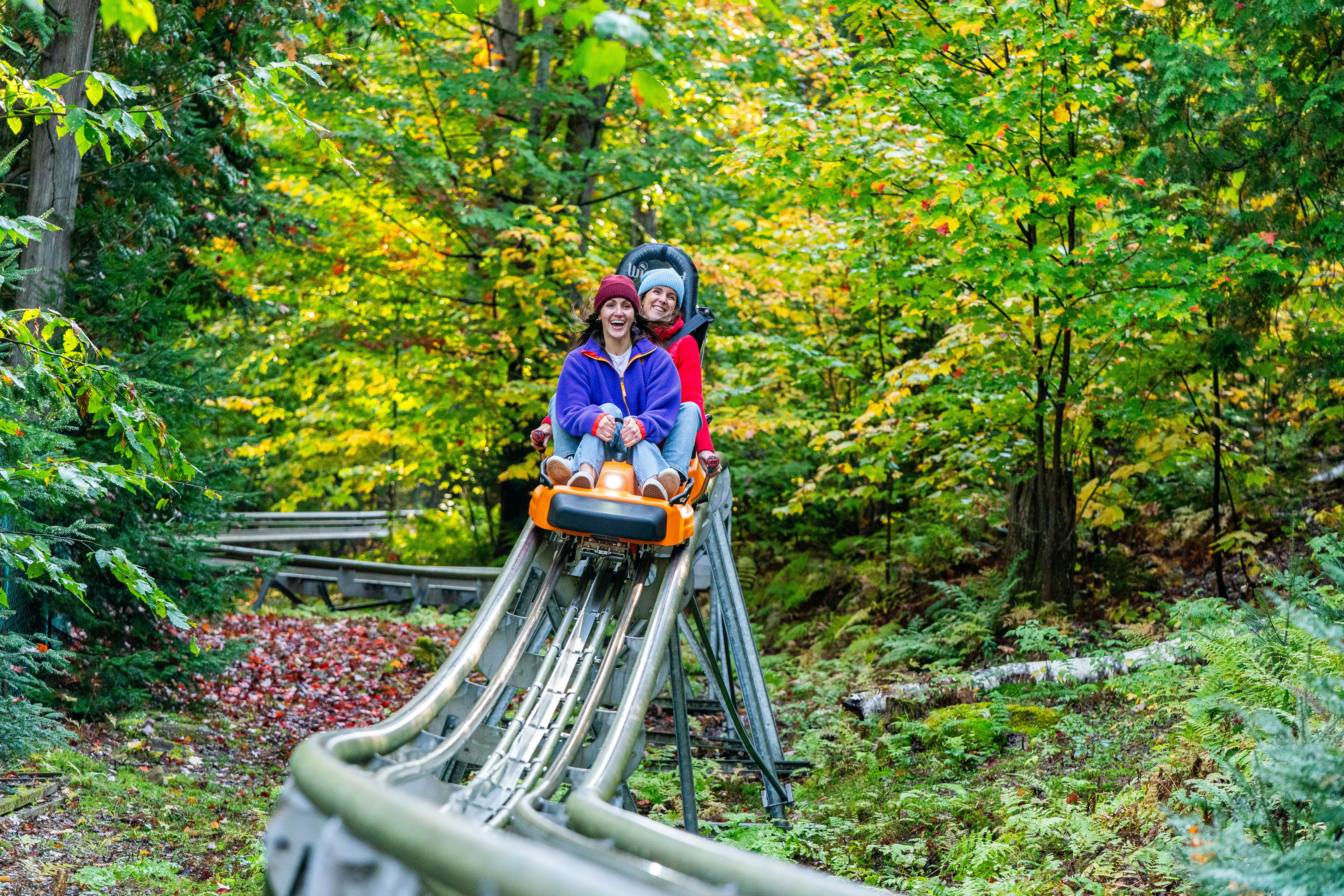 at Sommet Saint-Sauveur in the Laurentians