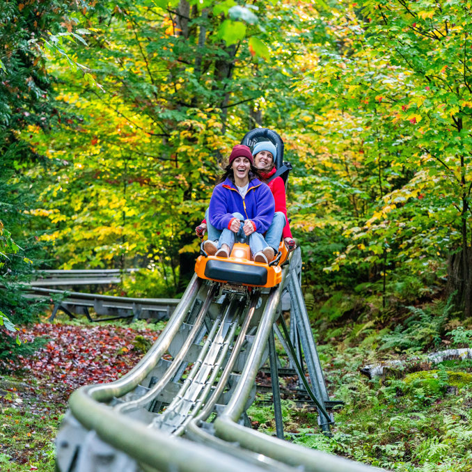 Sommet Saint Sauveur Viking Automne Parc Fun Jour Fun