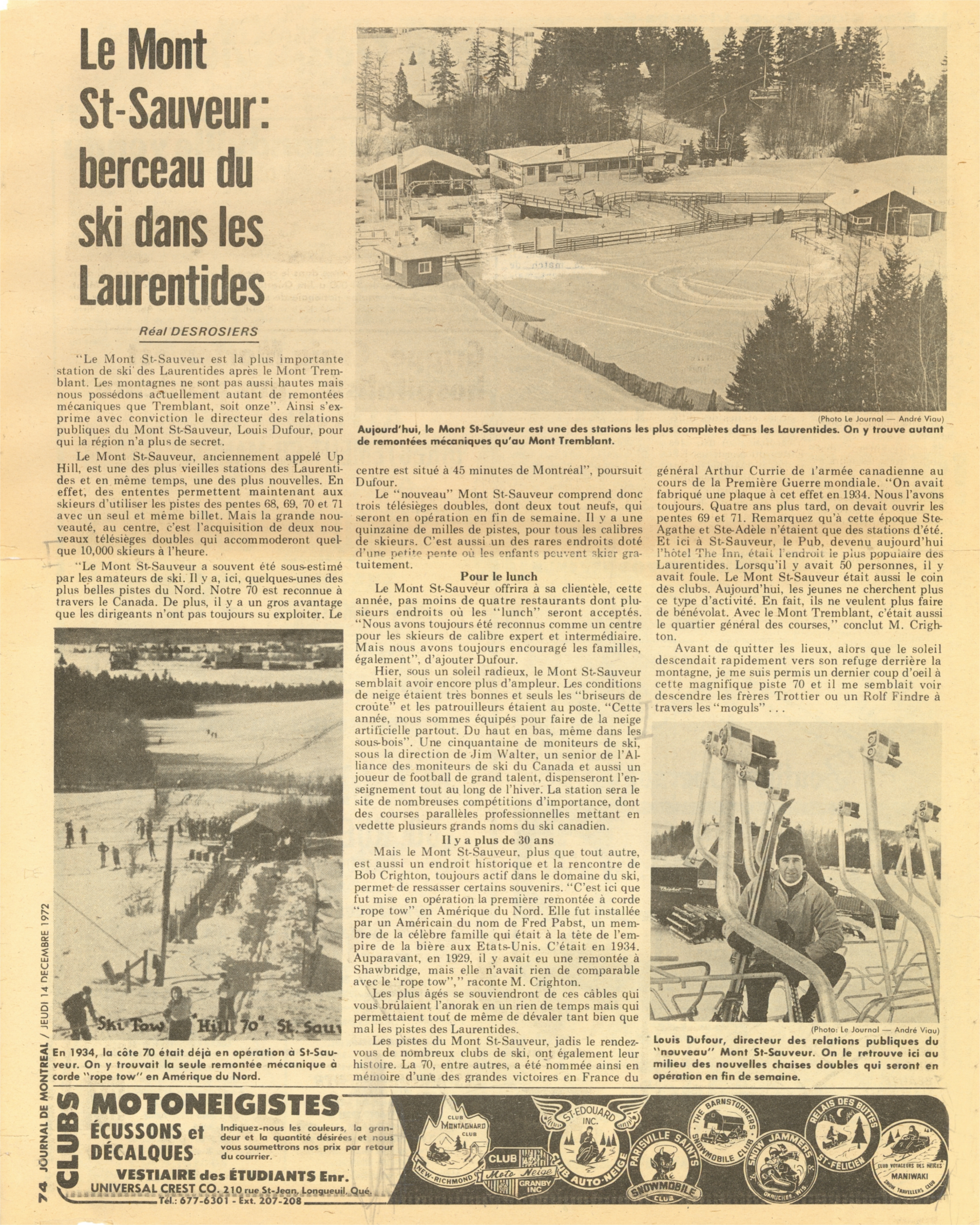 Sommets Saint Sauveur A Propos About Us Vintage Journal