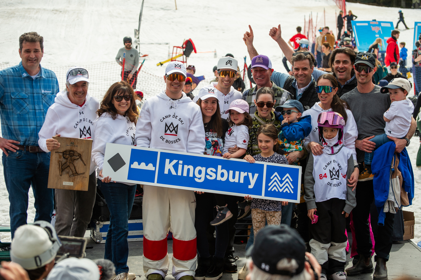 Annonce Piste Mikael Kingsbury Sommet Saint Sauveur Laurentides Ski Neige Hiver Bosse