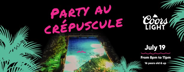 Ticket | Party au crépuscule | July 19 | 16 years old and over