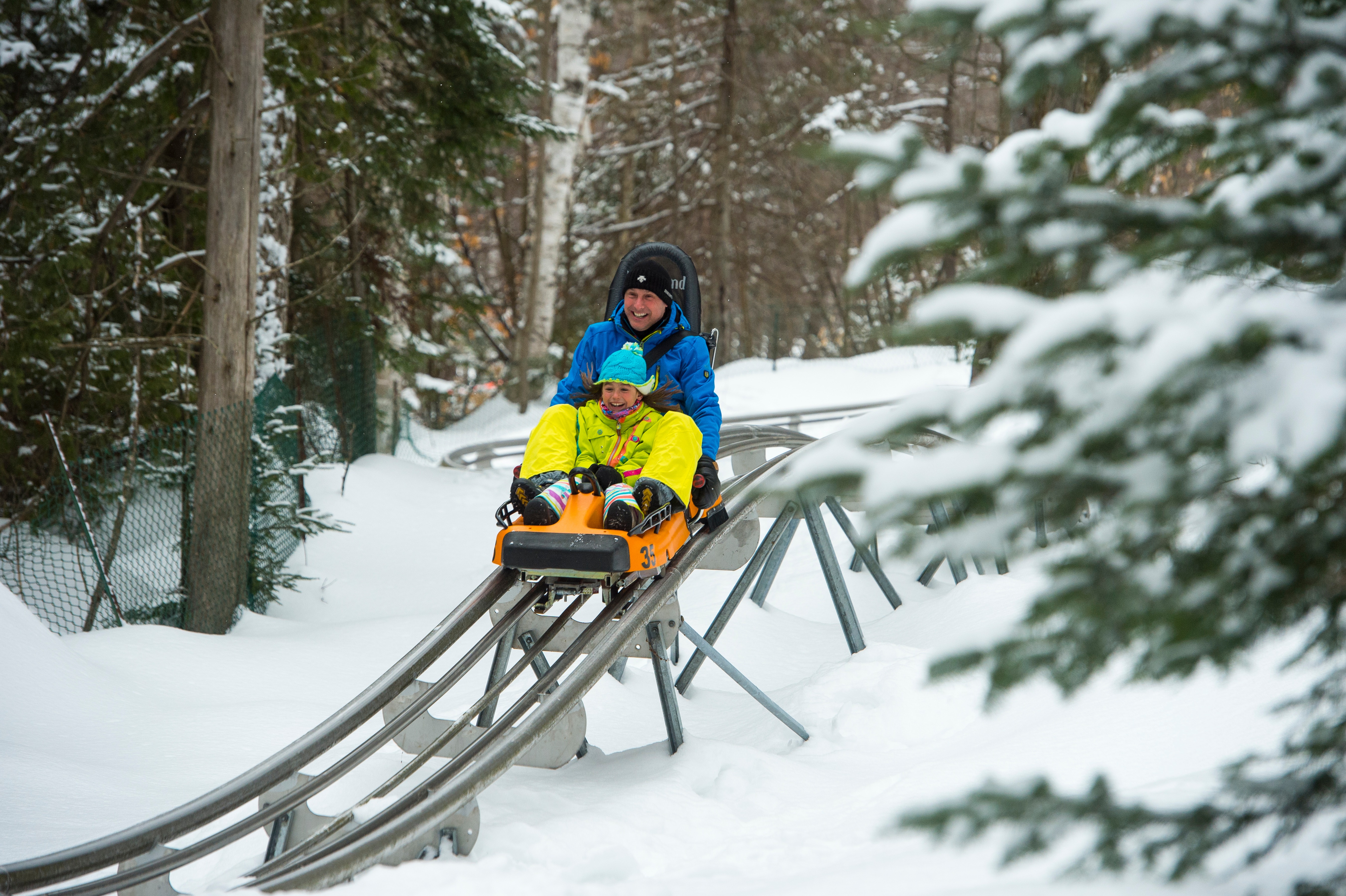 Sommet Saint Sauveur Viking Hiver Famille